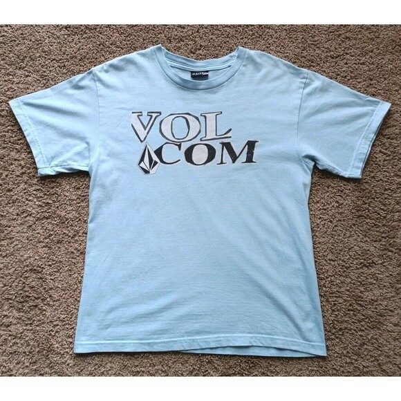 Vintage Volcom Stone T-Shirt Boys XL Blue Short Sleeve - Picture 1 of 8